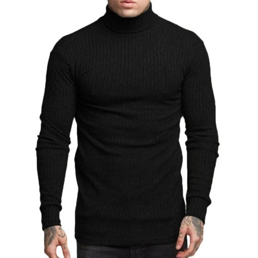 Herren modischer Rollkragenpullover R&B