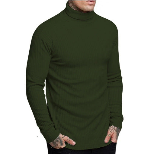 Herren modischer Rollkragenpullover R&B