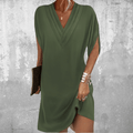 R&B | Bauchbedeckung V-Hals Kleid
