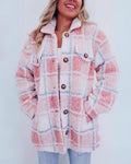 R&B | Polar Fleece Plaid Jacke