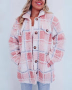 R&B | Polar Fleece Plaid Jacke