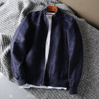 Herren casual lässige Outdoorjacke mit weichem Obermaterial und praktischen Taschen Hedi-Mode