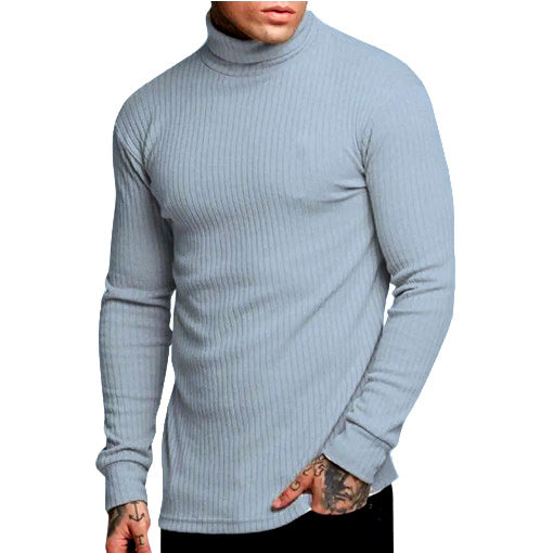 Herren modischer Rollkragenpullover R&B