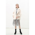 Damen Modische Manteljacke im Oversized-Stil R&B