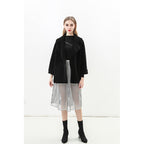 Damen Modische Manteljacke im Oversized-Stil R&B
