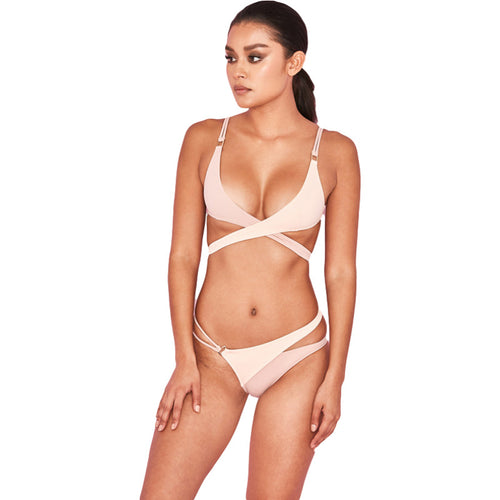 Damen Triangel-Bikini mit raffiniertem Wickel-Trägersystem R&B