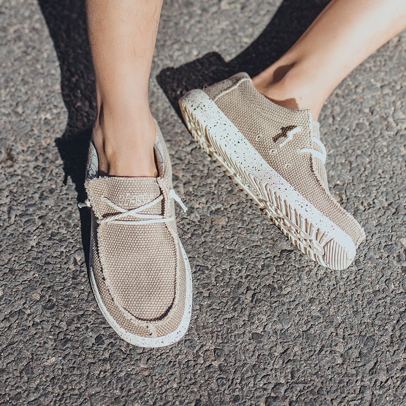 Ezra | Britische Segeltuch-Sneaker für Herren