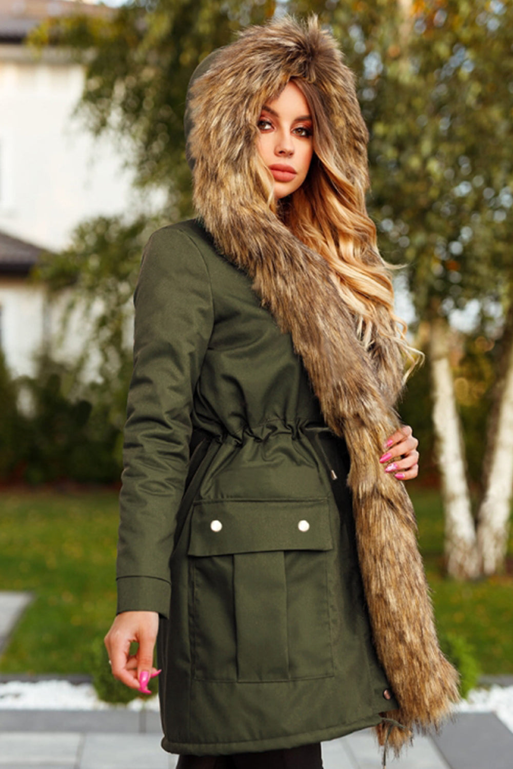 R&B | Parka mit Kapuze Windbreaker