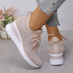 Elegante Sneakers mit Strasssteinen R&B R&B