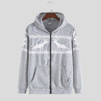Damen Kapuzenjacke mit tierisch-modernem Design und praktischen Eingrifftaschen