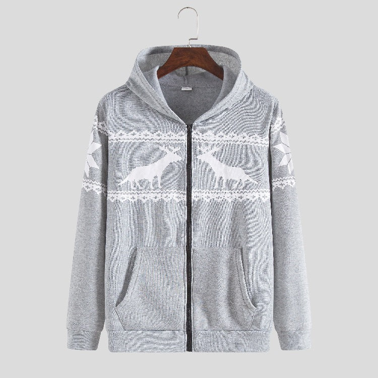 Damen Kapuzenjacke mit tierisch-modernem Design und praktischen Eingrifftaschen