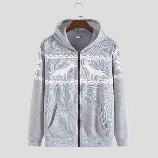 Damen Kapuzenjacke mit tierisch-modernem Design und praktischen Eingrifftaschen R&B