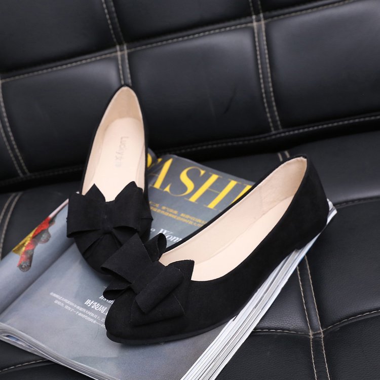 Damen Ballerinas mit eleganter Schleifenapplikation R&B