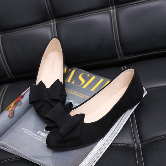 Damen Ballerinas mit eleganter Schleifenapplikation R&B