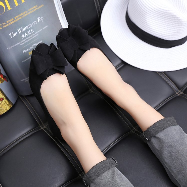 Damen Ballerinas mit eleganter Schleifenapplikation R&B