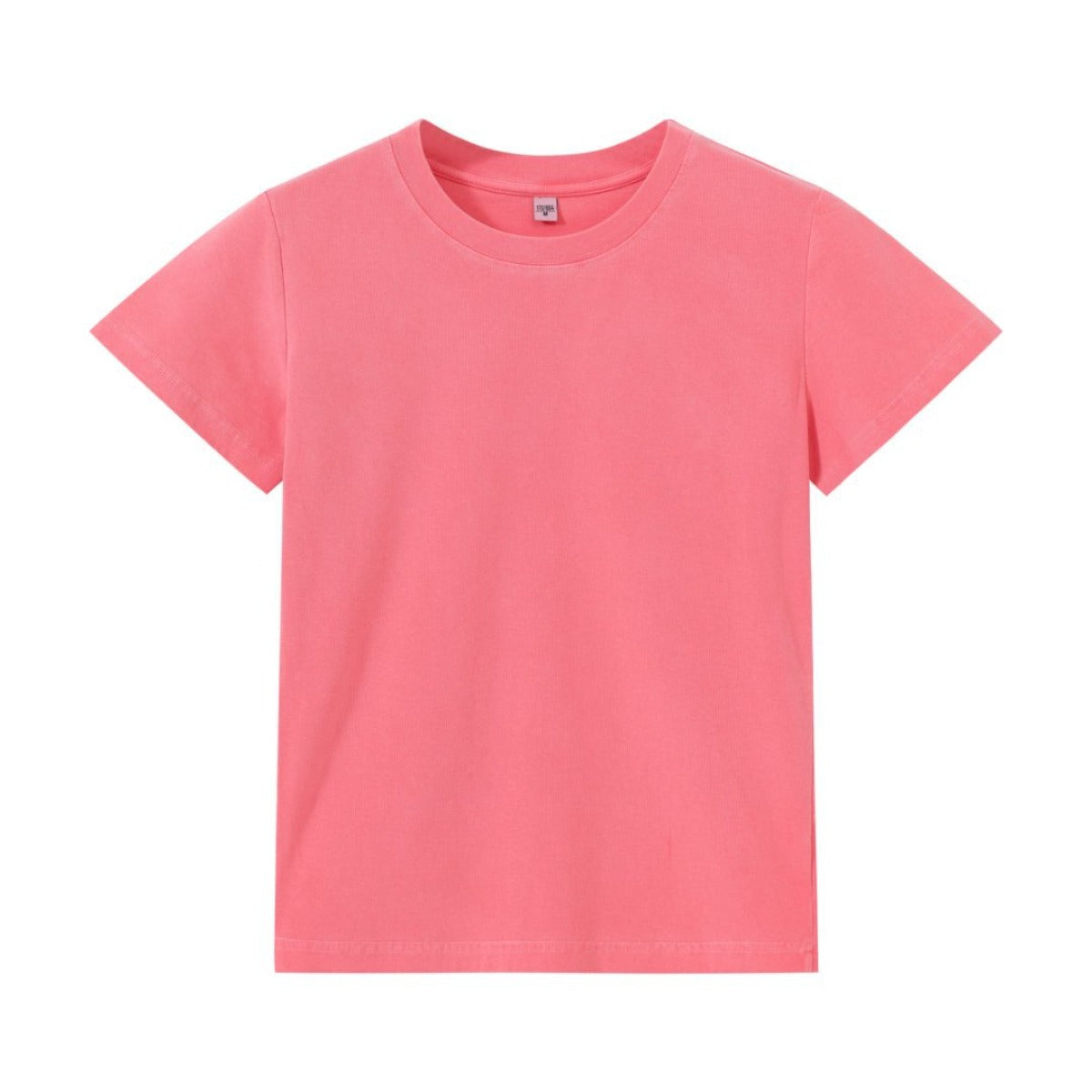 R&B | Schillerndes altes kurzes T-Shirt mit Färbung