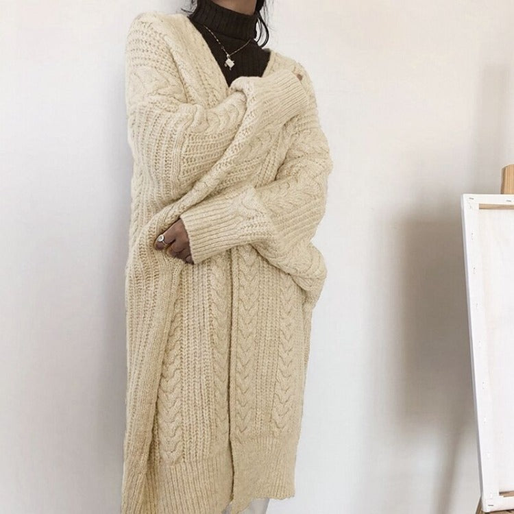 Damen Großer Strickcardigan R&B