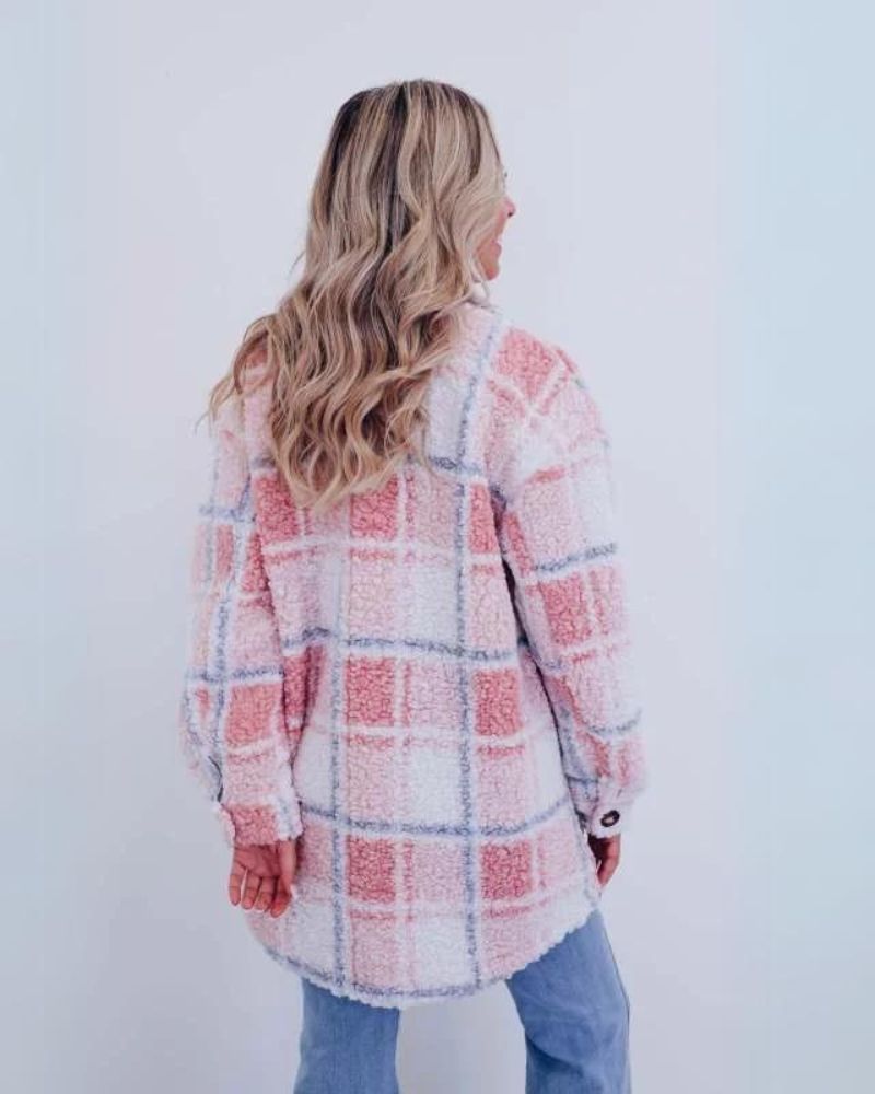 R&B | Polar Fleece Plaid Jacke