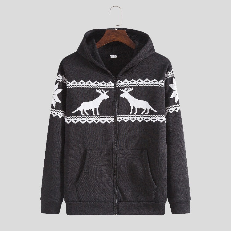 Damen Kapuzenjacke mit tierisch-modernem Design und praktischen Eingrifftaschen