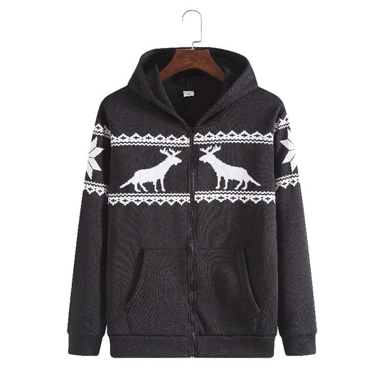 Damen Kapuzenjacke mit tierisch-modernem Design und praktischen Eingrifftaschen R&B