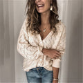 Damen Strickjacke mit zauberhaftem Lochmuster und lässigem Schnitt R&B