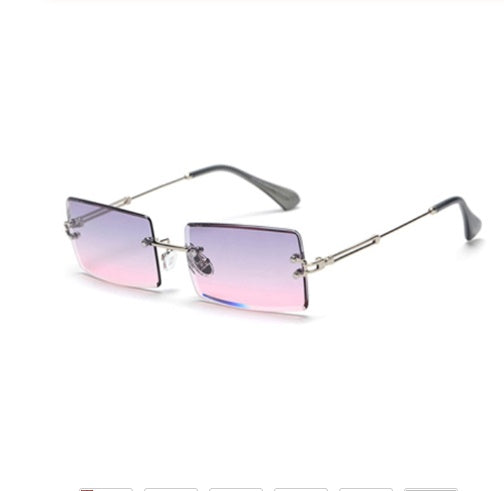 Heidi-Mode | Modische Rechteckige Sonnenbrille Im Retro Stil