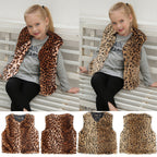 Damen Modischer Leopardenfell-Weste R&B