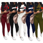 Damen Sportliches Set aus Kurzarmshirt und Jogginghose