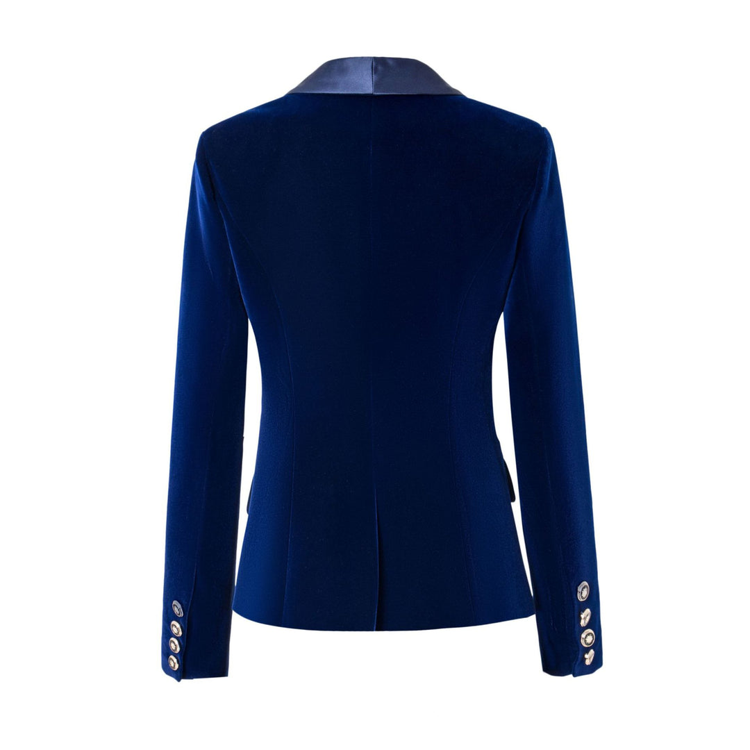 Damen Blazerjacke mit glänzenden Akzenten und strukturiertem Schnitt R&B