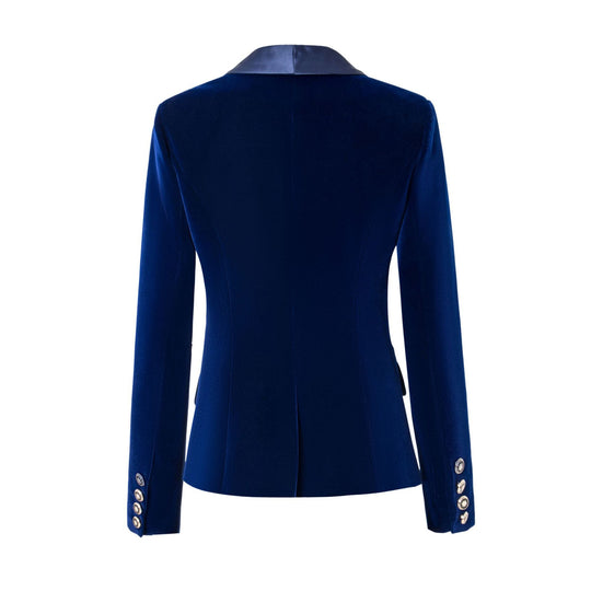 Damen Blazerjacke mit glänzenden Akzenten und strukturiertem Schnitt R&B