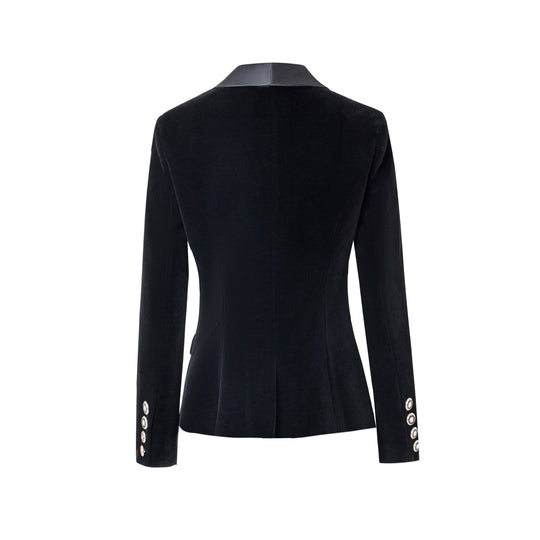 Damen Blazerjacke mit glänzenden Akzenten und strukturiertem Schnitt R&B