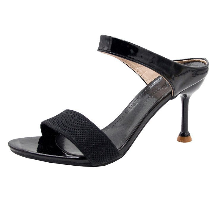 Damen elegante Slingback Sandalen mit funkelnden Akzenten R&B