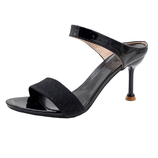 Damen elegante Slingback Sandalen mit funkelnden Akzenten R&B