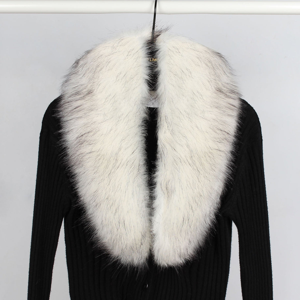 Damen Luxus Kunstfell Schal R&B