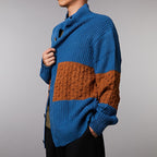 Damen modische Strickjacke mit Waffelmuster und luxuriöser Textur R&B