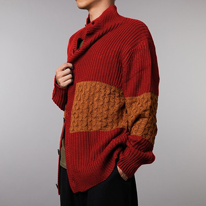 Damen modische Strickjacke mit Waffelmuster und luxuriöser Textur R&B