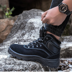 Wasserdicht Arbeitsschuhe Stahlkappe Schutzschuhe Warm Gefüttert Sicherheitsstiefel R&B