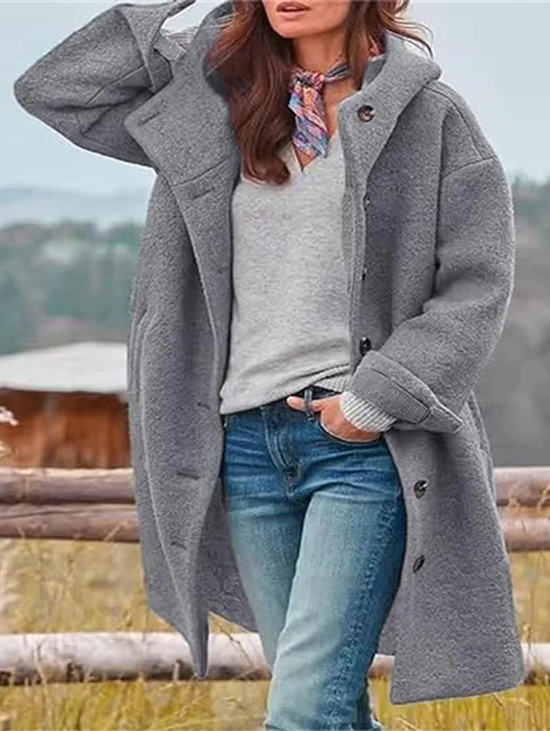R&B | Wollenjacke mit Kapuze