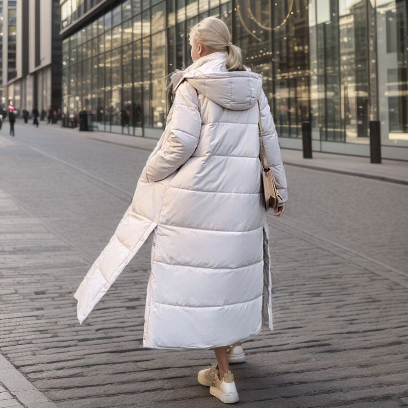 R&B | Warme Gefütterte Damen Pufferjacke mit Kapuze