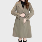 R&B | Doppelreihiger Trenchcoat für Frauen
