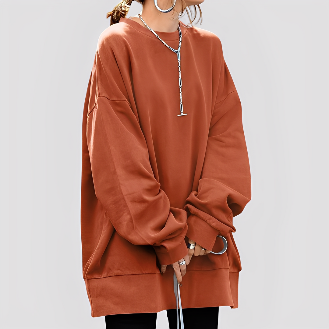 R&B | Damen-Oversize-Pullover Im Modernen Stil