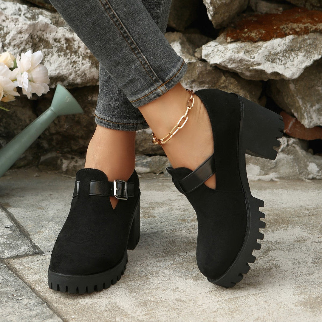 Modische Ankle Boots mit Blockabsatz R&B R&B