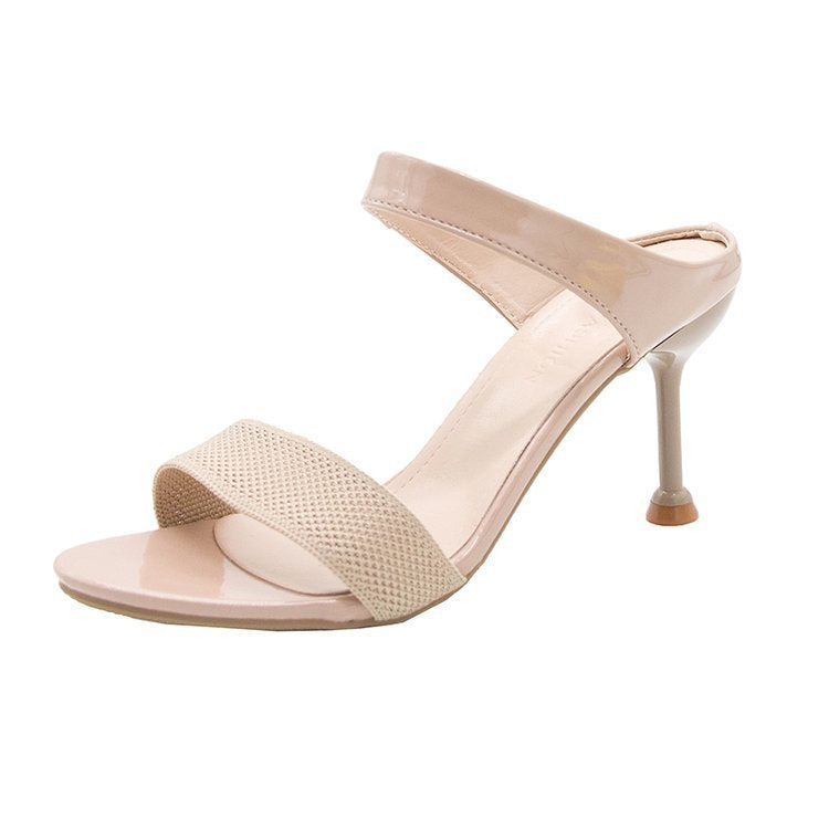 Damen elegante Slingback Sandalen mit funkelnden Akzenten R&B