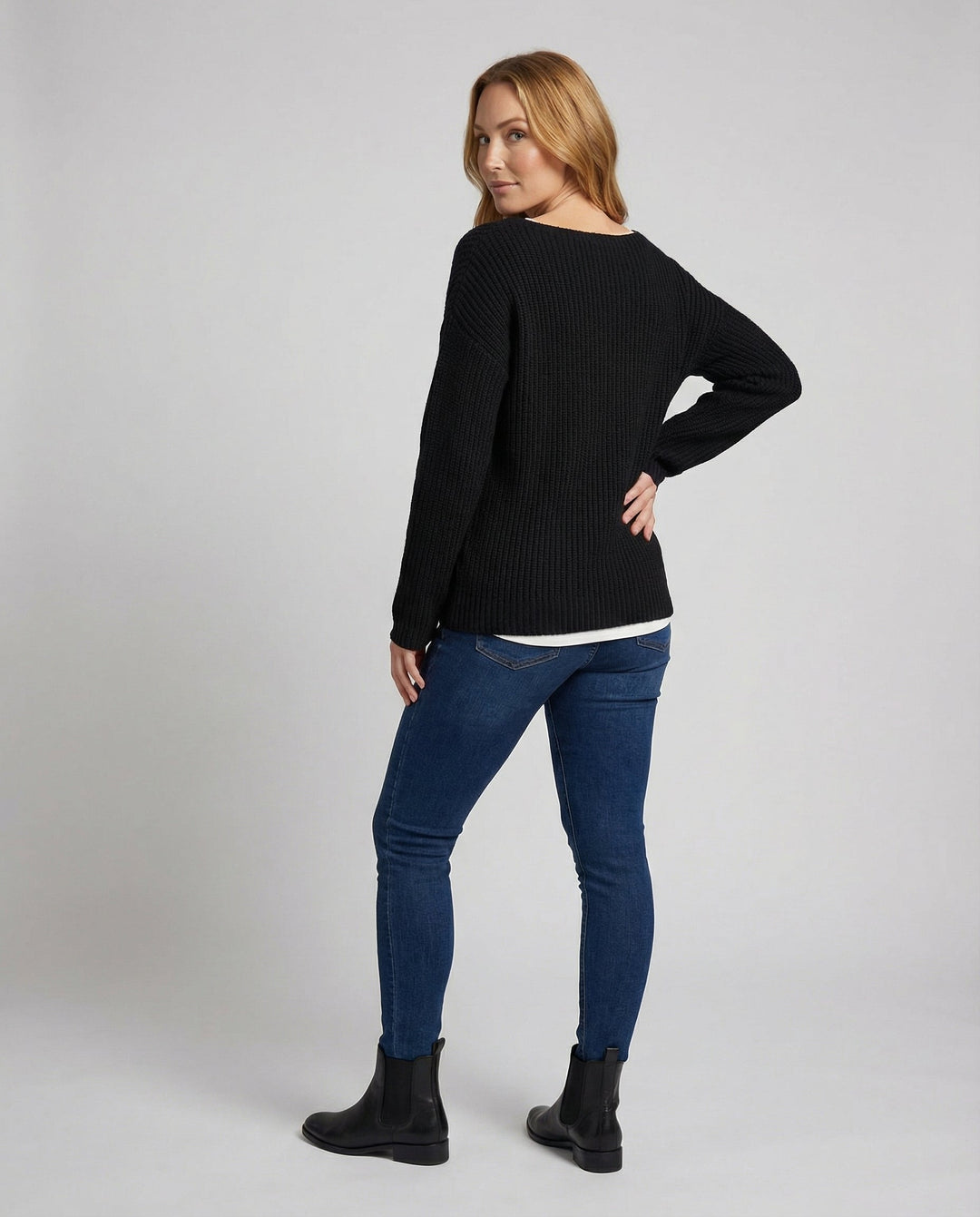 Klassischer Pullover Damen | R&B