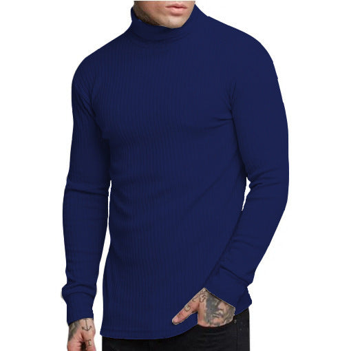 Herren modischer Rollkragenpullover R&B