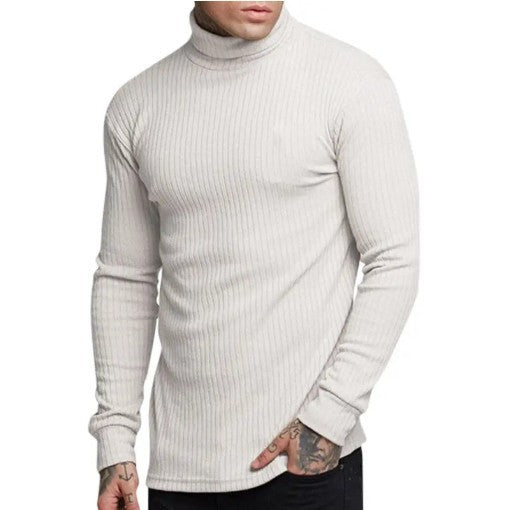 Herren modischer Rollkragenpullover R&B