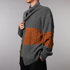 Damen modische Strickjacke mit Waffelmuster und luxuriöser Textur R&B