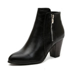 Damen Ankle Boots mit eleganter Schnürung und modischem Reißverschluss R&B