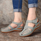 Damen Bequeme luftige Sandalen mit modischen Cut-Outs