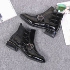 Elegante Stiefelette mit Schnalle für Damen R&B